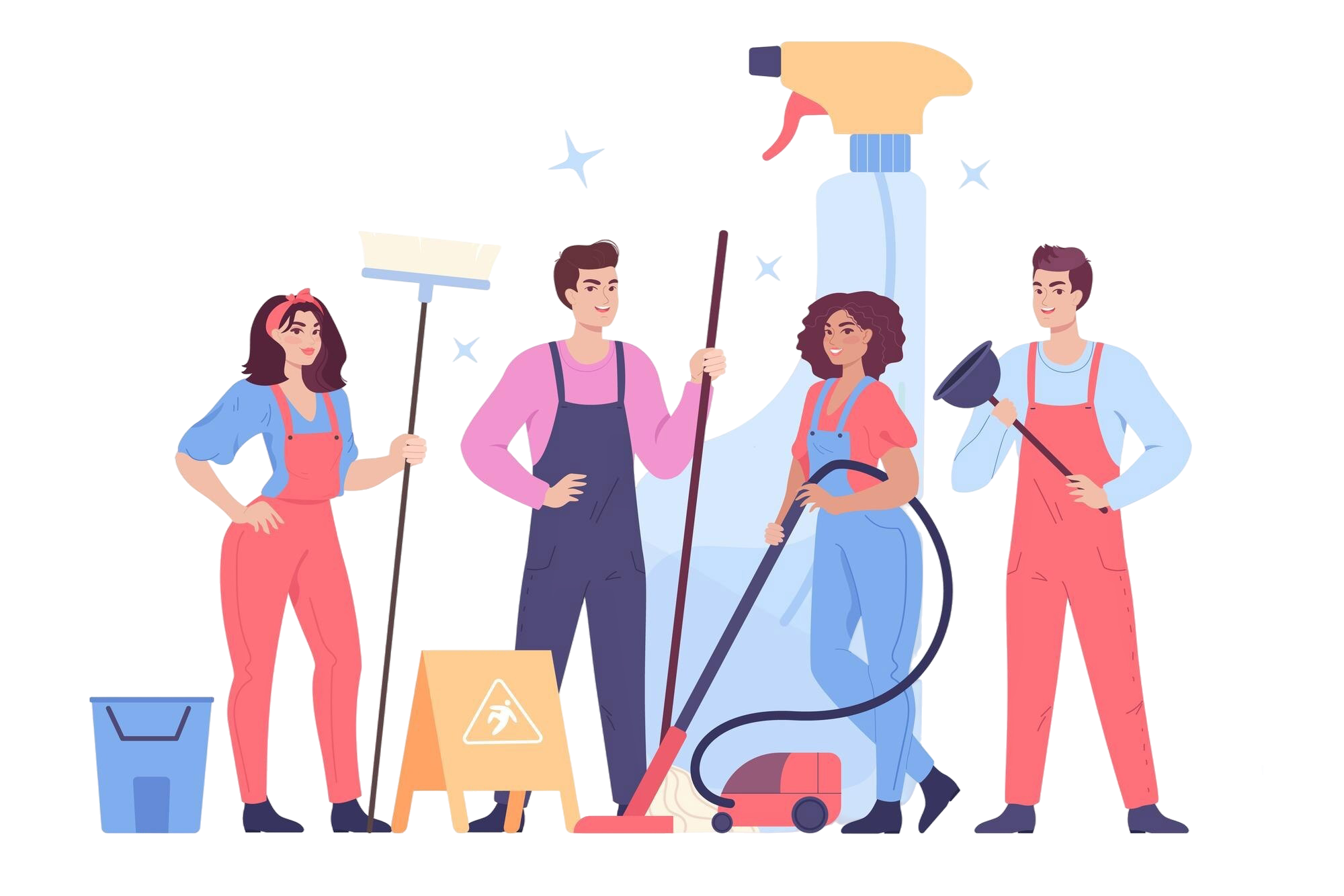 cleaning-team-with-brooms-vacuum-cleaner-man-woman-uniform-with-professional-equipment-ready-work-together-flat-vector-illustration-cleaning-service-teamwork-occupation-concept